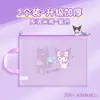 Bolsa de Tutoría Grande en Forma de L de Dibujos Animados, Bolsa de Almacenamiento para Libros y Tareas, Bolsa Gruesa con Clasificación por Materias para Archivos A4 para Estudiantes