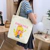 Bolso de lona literario de moda para mujer 2024 nuevo de gran capacidad para estudiantes bolsa para libros bolso de hombro bolsa de tutorial una generación de pelo