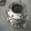 Mangueira de metal corrugada tipo flange Datai para pipeline, resistente a altas temperaturas, conexão metálica flexível, compensador de expansão corrugado axial