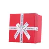 Venta al por mayor de fábrica de cajas de embalaje para joyería de estilo pequeño y fresco, cajas para pulseras, cajas de regalo con moño y cajas de regalo con tapa y base