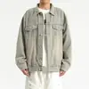 Nueva chaqueta de mezclilla para hombre de primavera, otoño e invierno, estilo japonés casual, juvenil, abrigo de mezclilla de trabajo moderno para hombre