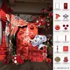 Nueva decoración de habitación de bodas estilo chino, accesorios para sesión de fotos para la sala de estar de la nueva casa, soporte de tablero KT para hotel, bata de mañana para la novia, artículos decorativos