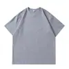 Camiseta de Algodón Puro con Cuello Redondo, Estilo Verano 2026, 220g, para Hombres y Mujeres con Texto Impreso, Camiseta Publicitaria Cultural, Uniforme de Clase, En Stock, Manga Corta con Impresión de Logo