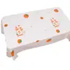 Xinxiang caqui naranja mantel desechable mantel desechable engrosado plástico doméstico película de mantel rectangular impermeable y a prueba de aceite