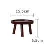 Soporte para Flores Base de Maceta de Cerámica Estante para Flores Soporte para Acuario Jarra de Vino Adorno Creativo Soporte para Comedero de Gato y Perro Mini
