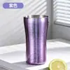Superventas transfronterizo, de alta calidad, botella de agua unisex de titanio puro con propiedades antibacterianas, con textura martillada, adecuada para el hogar y los viajes, y diseñada para bebidas frías; una botella de agua de titanio elegante y lujosa
