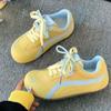 Zapatillas Blancas de Mujer Estilo Alemán con Suela Gruesa de Nicho, Modelo Popular Nuevo Otoño 2026, Zapatos Versátiles Campus Casual con Panel de Cuero
