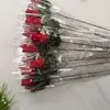Nova Rosa Única de Veludo Flor de Simulação Buquê de Dia dos Namorados Pequenos Botões para Pessoas Decoração de Casa Arranjo de Flores Atacado