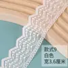 Accesorios de Encaje Blanco y Negro Encaje Elástico Hecho a Mano DIY Tela Ropa Sofá Cortina Material Encaje