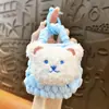 Bolsa de Monedas Creativa de Ganchillo con Forma de Flor Llavero Exquisita Linda Funda para Auriculares Bolsa de Almacenamiento Colgante Regalo Venta al por Mayor