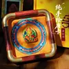 Decoración de mesa tridimensional pintada, marco de fotos thangka pintado a mano, adorno de escritorio Huang Cai Shen, Tara Verde, Zaki Ram