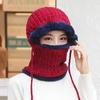Gorro de Invierno Material de Chenilla A Prueba de Frío Protección para las Orejas Gorro Tejido de Una Pieza Gorro de Lana para Mujer Cálido para Exteriores con Forro Polar Viento y Nieve