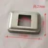 Accesorios de Hierro Forjado Tubo Cuadrado Cubierta de Pie Separada Cubierta de Hebilla Estampada de Chapa Galvanizada Cubierta de Pie Cubierta Fea Cubierta Decorativa de Valla Cubierta Inferior