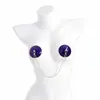 Cubretetinas Sexy Transfronterizos Europeos y Americanos Campana Productos para Adultos Erotismo Provocación Parches para Pezones Accesorios Parches para Pezones Lentejuelas Invisibles para Hombres y Mujeres