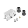 Suministrado Directamente del Fabricante, Depósito de Respiradero de Aceite de Motor Modificado Transfronterizo 1.2L Material de Aluminio con Filtro de Doble Deflector