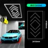 Iluminação Kangcheng Luz Personalizada para Garagem Luz em Favo de Mel Hexagonal 110V Luz de Teto para Lava-rápido de Carros Luz para Estação de Trabalho de Beleza Automotiva