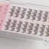 Cílios Desejo Grupo de Meninas Cílios Postiços Trilogia Preguiçosa Cílios Segmentados Cluster Único Cabelo de Diabinho Atacado C