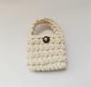 Bolsa de Lana Tejida a Crochet para Auriculares Tono Agitador Caja Ciega Placa de Luz en Vivo Cubierta de Felpa en Blanco para Auriculares Cero