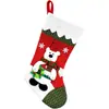 Meias de Natal Novas Transfronteiriças Saco de Presente Grande de Natal Meias de Boneca Suprimentos de Decoração de Natal Pingentes para Árvore de Natal