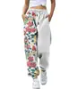Calça Harem Feminina Estampada Digitalmente em 3D com Duas Cores, Casual Esportiva, com Cordão e Elástico no Tornozelo, Roupas Femininas Outono 2021 Nova