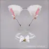 Tiara Sexy de Renda com Orelhas de Gato, Coleira com Sino, Equipamento para Flertar na Cama em Casal, Acessórios Íntimos para Provocação, Adereço de Cabeça Uniforme