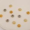 Cuentas Espaciadoras Chapadas en Oro de 14K que Conservan el Color, Cuentas Linterna, DIY Hecho a Mano, Accesorios para Abalorios, Materiales, Pulsera, Collar, Cuentas Sueltas, Cuentas Planas Diagonales