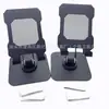Soporte de metal engrosado para teléfono y tableta, universal, giratorio y ajustable 360 grados, soporte plegable para ver programas en el escritorio para gente perezosa