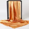Bufanda Cuadrada Grande Bufanda Monocromática de Primavera y Otoño Bufanda de Satén Bufanda de Estilo Coreano para Mujer Combinable para Todo Bufanda Decorativa de Arte Profesional Bufanda de Estilo Coreano
