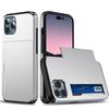 Para iPhone 14 Capa Cyberpunk para Celular 13 Promax 2 em 1 com Compartimento Deslizante para Cartão Capa Protetora Resistente a Quedas
