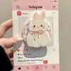 Conejo Rosa Cuadros Rubor con Soporte Magnético Lindo, Adecuado para Teléfonos Magsafe, Fuerte Adhesión al Escritorio para Personas Perezosas
