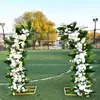 Accesorios de Boda Arco de Hierro Decoración de Puerta de Cuerno de Vaca Soporte de Flores Decoración de Césped al Aire Libre Arreglo de Boda Decoración de Fondo