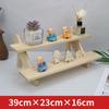 Estante de Exhibición para el Hogar de Pino Estante de Almacenamiento de Escritorio Multicapa Escalera de Madera Estante Multiusos para Plantas y Flores Personalización