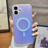 Capa Magnética para Celular Aurora que Muda de Cor Adequada para Apple 17Promax Gradiente 16 Tendência 15 Estilosa 14/13/12