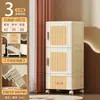 Armário de armazenamento multicamadas 36-42CM, armário de armazenamento tipo gaveta para cabeceira de cama, banheiro, armário de cozinha com rodas, design de porta aberta, armário para espaços estreitos