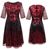 S-4Xl Vestido Gatsby Retro Anos 1920 da Amazon Vestido de Noite Lantejoujado Roupa para Baile Festa de Feriado Performance