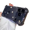 Funda Súper Resistente Anti-Caídas Adecuada para Apple 16 Pro, Nueva Funda Transparente iPhone 17 Pro Max con Airbag Anti-Caídas
