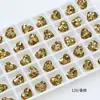 Dongzhou Diamante para Unhas 10*8.8mm Coração Geométrico Fundo Pontiagudo Diamante DIY Brincos Joias Diamante Brilhante Decoração de Unhas Diamante