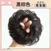 Peruca Cabeça de Bola de Fibra Química Xuchang Cabelo Cacheado Feminino Laço de Cabelo Natural Fofo Imitação Mini Peruca Botão de Flor Laço de Cabelo Liso
