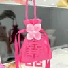 Bolsa de doces para casamento de alta qualidade, estilo novo, caixa de presente, caixa de doces especial para segurar na mão, bolsa de tecido, dobrável para casamentos