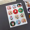 120 Adesivos Transfronteiriços Feliz Natal Selo de Envelope Adesivos de Rótulo Desenho Animado Adesivos de Presente de Natal