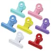 Clips Redondos de Acero Metálico Coloridos, Tamaños Fuertes de Múltiples Especificaciones, Clips para Boletos, Clips de Papelería, Clips Metálicos para Documentos, Libros