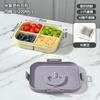 Caja de Almuerzo de Frutas para Acampar al Aire Libre Picnic Portátil Caja de Almacenamiento Compartimentada Caja de Conservación de Alimentos de Plástico para Refrigerador