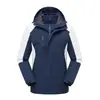 Ropa de Carga para Exteriores Tres en Uno Mono de Dos Piezas para Hombres y Mujeres Chaqueta Gruesa Cálida de Forro Polar