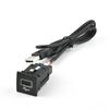 Aplicável ao Volkswagen Tuan Shanku Sagitar porta de carregamento de carro de golfe USB e PD carregamento rápido de dois soquetes