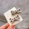 Mini Pinzas para el Cabello Bordadas Estilo Coreano para Niños, Lindas Pinzas Laterales Cubiertas de Tela al por Mayor
