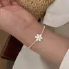 2026 Nuevo Modelo Nuevo Estilo Chino Plata S925 Simple y Elegante Fresco Dulce Diseño de Nicho Ins Pulsera Joyería