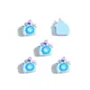 Modelo de Dibujos Animados Mini Cámara Colgante de Resina Pulsera DIY Collar Colgante Decorativo W492
