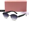 Nuevas Gafas de Sol Europeas Americanas Gafas Ojo de Gato Gafas de Sol de Moda Gafas de Sol Transfronterizas Miao Jia Comercio Exterior Mayorista 2608