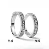 Anillo de Plata de Ley S999 para Pareja Tangcao Creativo Personalizado Estilo Chino para Amigos Hombres y Mujeres Regalo Conmemorativo de Cumpleaños Joyería