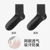 Calcetines Finos de Verano para Hombre, Transpirables, Desodorantes y Absorbentes del Sudor, Calcetines de Negocios hasta la Media Pantorrilla, Antibacterianos sin Costuras de Algodón Puro Versátiles para Hombre, Verano